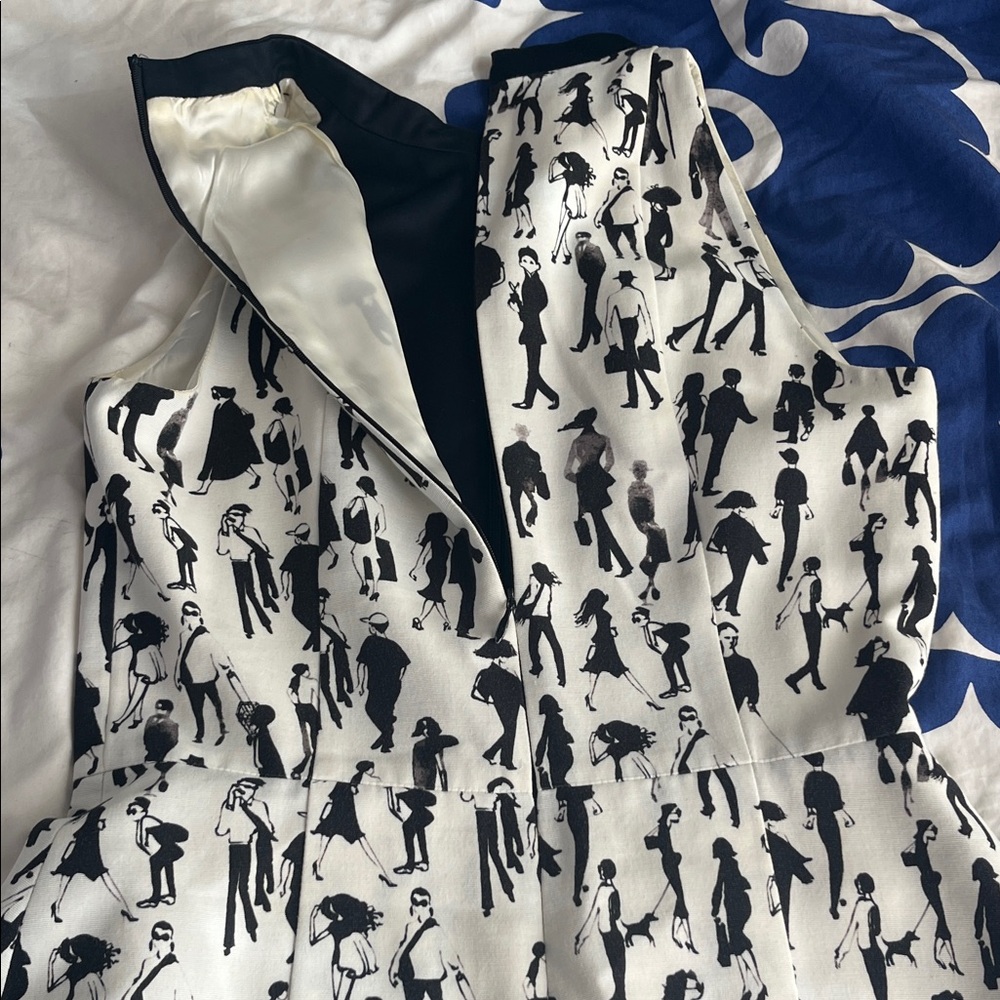 Akris Punto People Watching A-Line Sleeveless Mini dress Size 4 - Picture 9 of 14